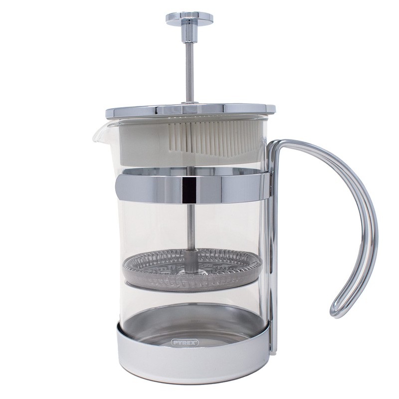 Norpro, 5-Cup 5574 Glass/Chrome Coffee/Tea Press