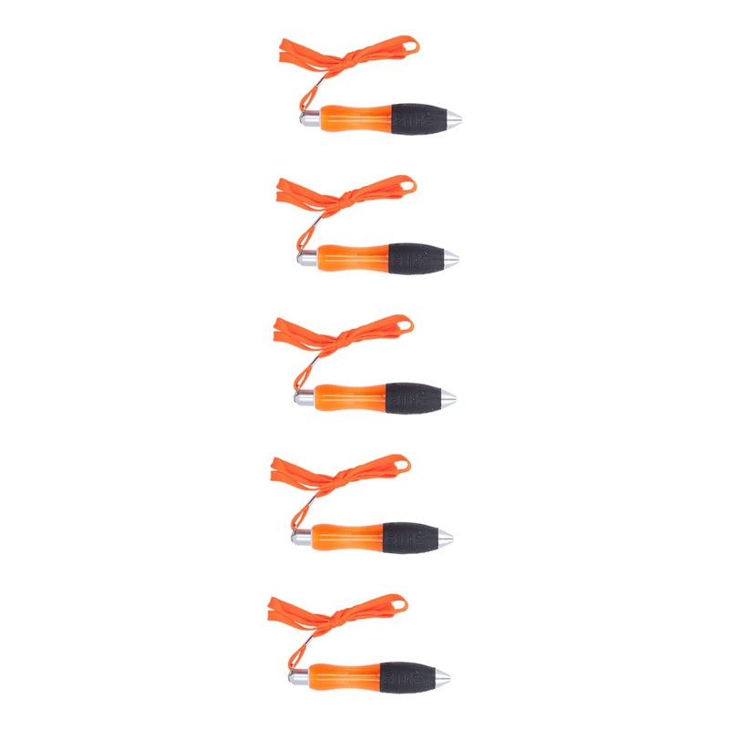 Pack of 5 Fat Heavy Ballpoint Pens, Large Pens with