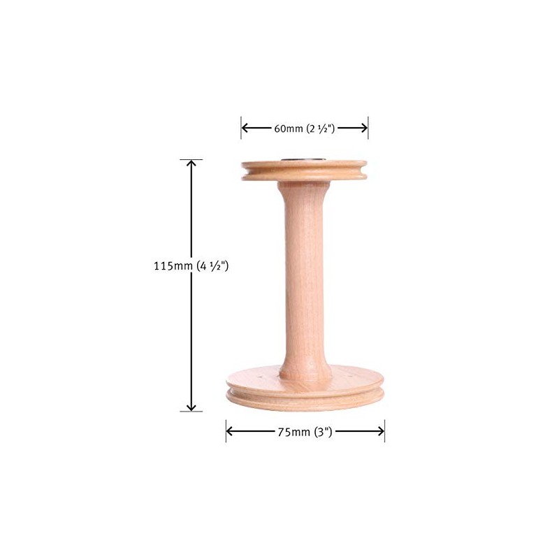 Standard Lacquered for Single Drive Spinning Wheels.
