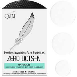72 | Parches Para Granos y Espinillas Invisibles | ZERO DOTS | N | Hidrocoloides | 3 Tamaños Diferentes
