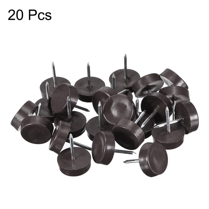 uxcell Furniture Feet Nail Plastic Glide Nails Chair Table Leg