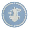 Wedgwood Earplate 2025 Version, Jasper Olympus Zodiac Athena, Pale Blue,
