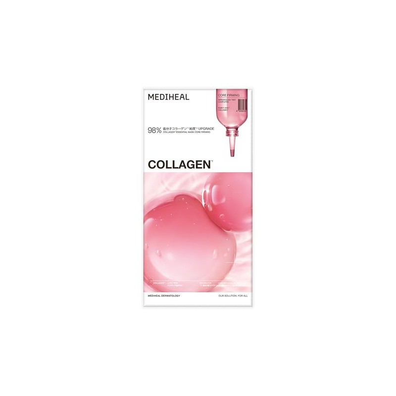 MEDIHEAL Collagen Essential Mask, Core Firming, 4p