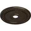 Ekena Millwork CM21WRSHC Wreath Ceiling Medallion (Fits Canopies up to