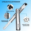 YENUO Industrial Heavy Duty Drawer Slides Full Extension 12-60 Inch