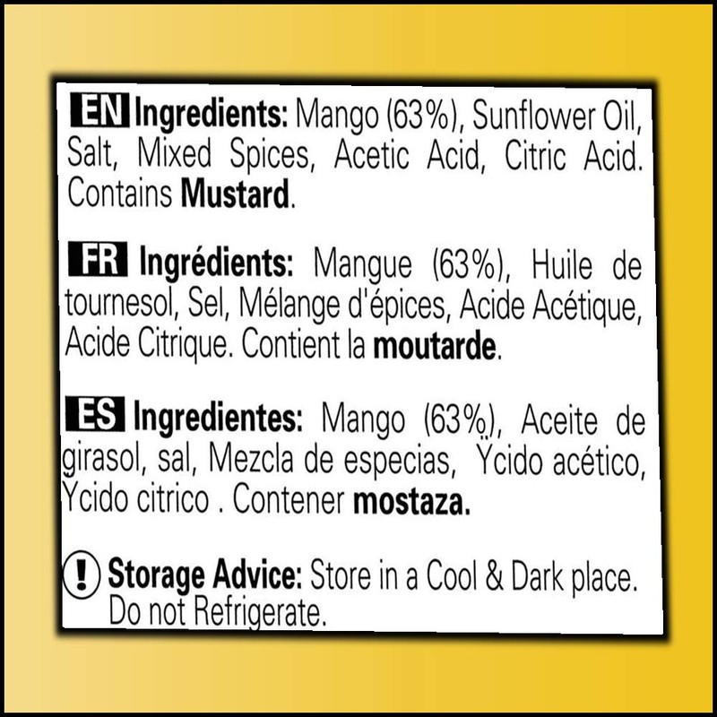 Shan Mango Pickle 10.58 oz (300g) - Tasty Brined Pickled