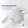 BWE Stainless Steel Plate Faucet Cover Deck Plate 10 Inch