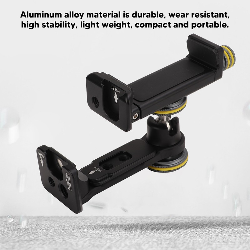 VELEDGE V3 Aluminum Alloy Universal Cell Phone Tripod Mount 360