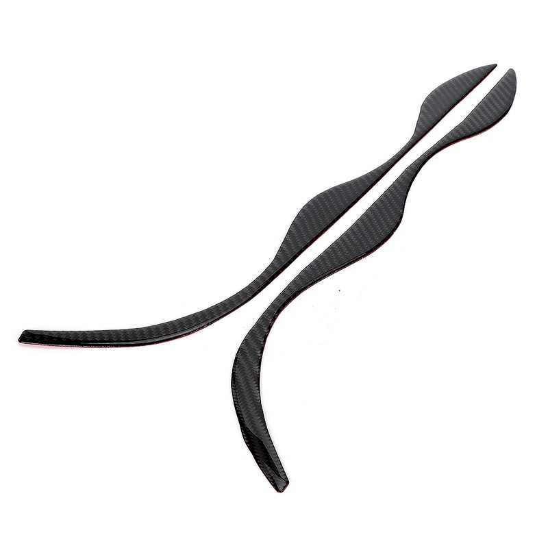 Carbon Fiber Headlight Eyebrows Trim Sticker Fits for E46 323i