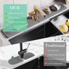 23.6'' Long Stone Faucet Mat for Kitchen Sink-Diatomite Quick Dry