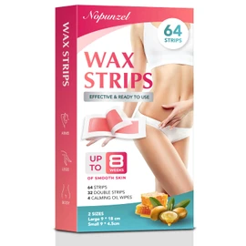 Wax Strips: 64 counts - Wax Strips for Hair Removal