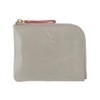 Kisora KIVP-058 ATHENS Women's Mini Wallet, L-Shaped Zipper, Genuine Leather,