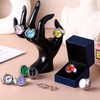 Landical - Juego de 10 relojes de dedo ajustables para