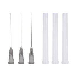 Generic 100 Pack Sterile Disposable Injection Needle with Cap for Scientific and Industrial Dispensing Needle Accessories (27G X 1.5in)