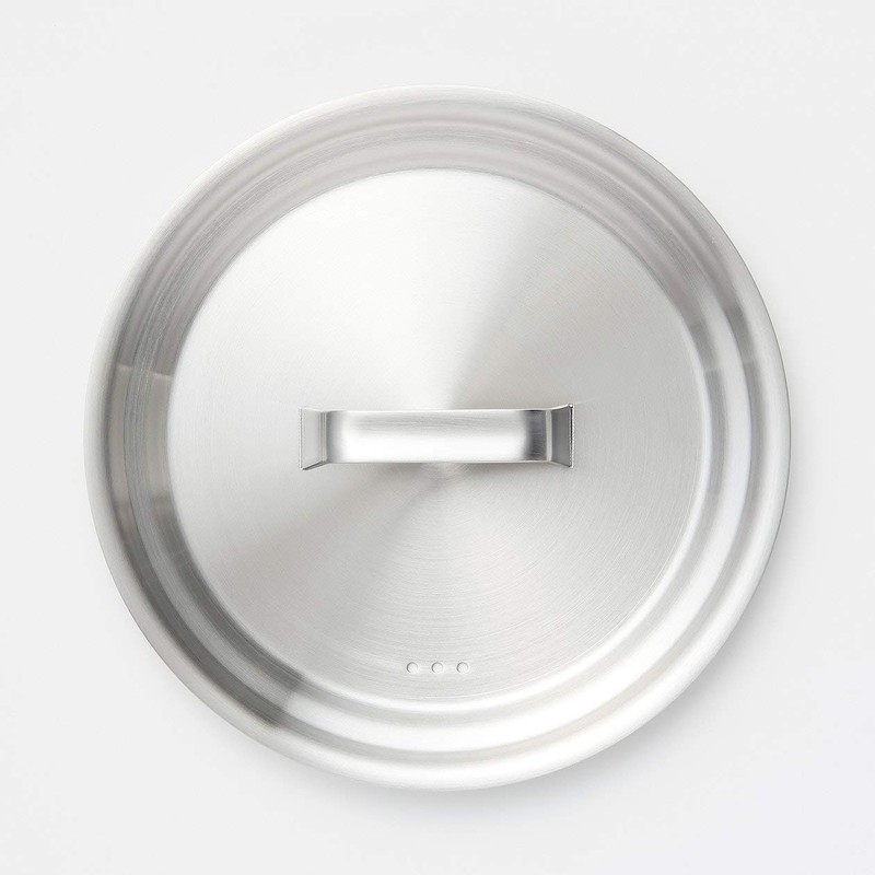 Mujin Ryohin Stainless Steel Multi-Purpose Lid for Diameter 16-18cm and