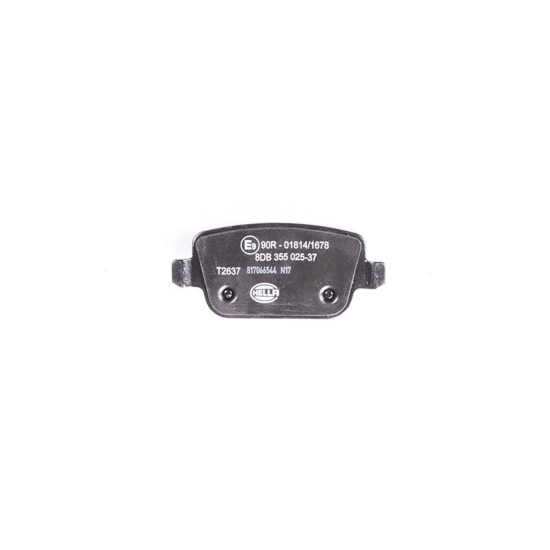 HELLA Rear Brake Pads – Not Prepared for Wear Warning