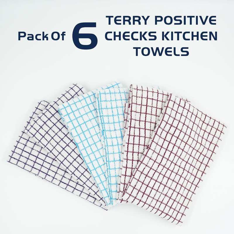 Infinity Terry Kitchen Towels - Premium Soft and Absorbent Cotton
