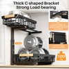PXRACK 1 Pack Under Sink Organizer,Adjustable Height,2 Tier Pull Out