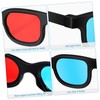 Parliky 10Pcs Red Lens Viewing Glasses for Movies Gaming and