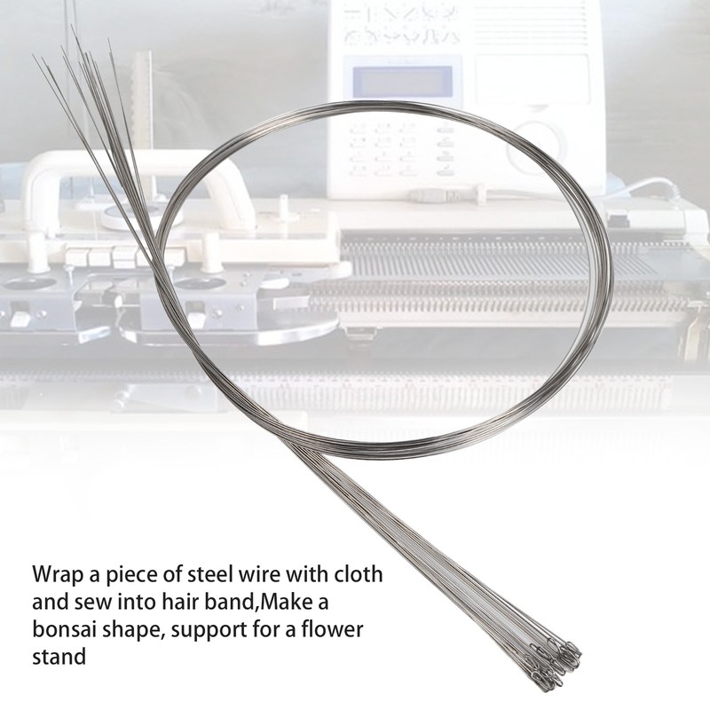 20Pcs Craft Steel Wire KR260 Knitting Machine Bendable DIY Material