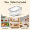 Butter Dish with Lid, PET Butter Keeper with Snap Locks,