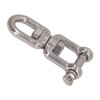 Double Jaw Shackle Professional Heavy Duty 304 Stainless Steel Rolling