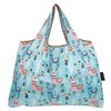 allydrew Large Foldable Tote Nylon Reusable Grocery Bag, Llamas
