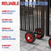 USCaster Rolling Gate Wheel,Sliding Gate Casters for Chain Link Gates