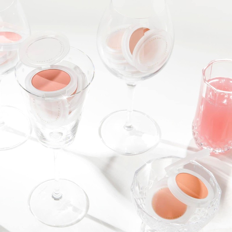 Popapari FAUX PAS PARIS Winery Cheek Trip (01. Sweet Coral)