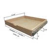Couver CabinetRTA Soft-Close DIY Slide Out Cabinet Shelf Pull-Out Wood