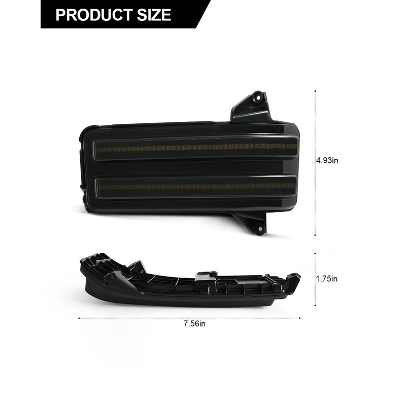 NEIFILES LED Side Mirror Turn Signal Light for Chevy Silverado