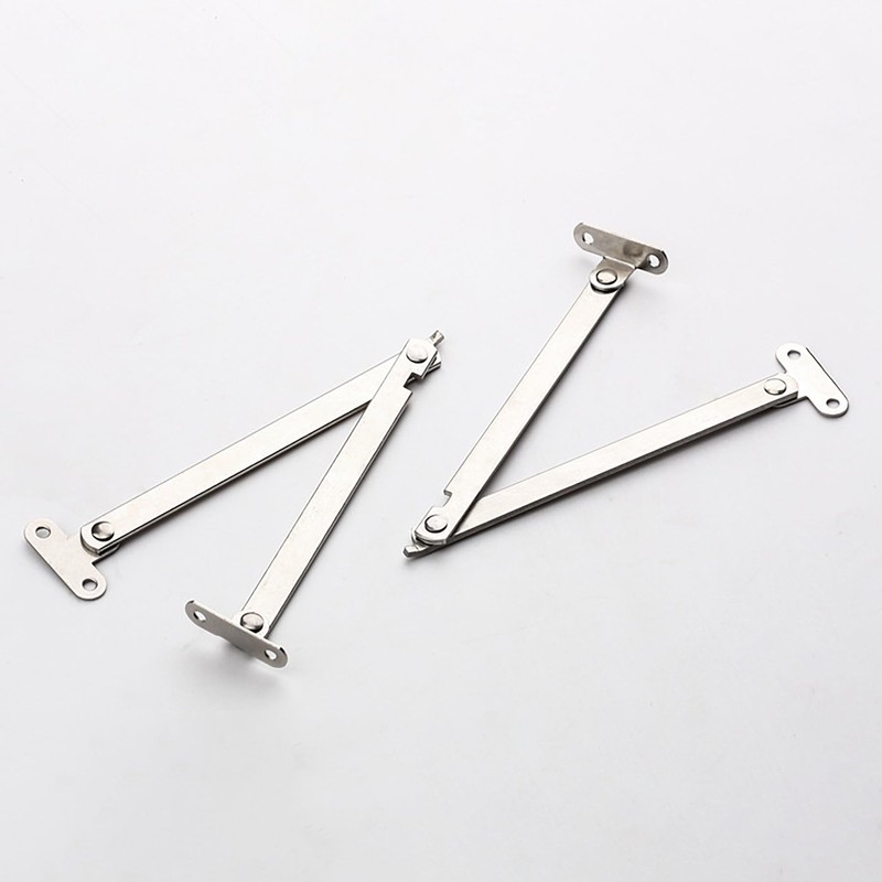 OioTuyi Pack of 2 flap holders, flap hinge, all-metal folding