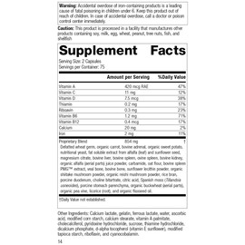 Standard Process Inc. Standard Process Inc. Catalyn with Iron - Whole Food Energy, Vitality, and Antioxidant Support with Riboflavin, Vitamin B6, Thiamine, Wheat Germ, Vitamin A, Flaxseed Oil, Calcium - 150 Capsules