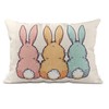 Anonymous Gifting Bunny Tails Cushion cover - Easter, spring, brightly