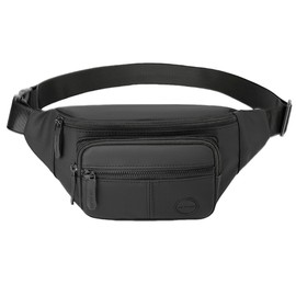 Bum Bag Men and Women, Belt Bag, Men's Adjustable Strap, Waist Bag, Bum Bag, Black Festival, Waterproof Bum Bag for Sports, Outdoors, Travel, Hiking, Dog Training, Cycling, black, Fashion