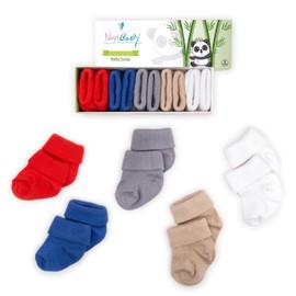 Novibaby Baby Socks 0-6 Months, Infant Ankle Socks for Boys and Girls, Essential Baby Items for Newborns (US, Age, 0 Months, 6 Months, Cold Weather5)