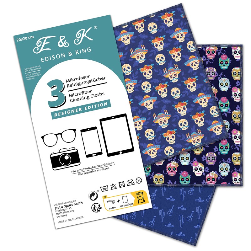 Microfibre Cloths Pack of 2 – Glasses Cleaning Cloths with