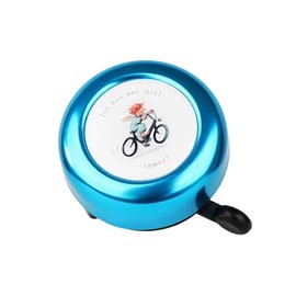NKlaus 16206 Bicycle Bell for Boys 5.5 cm Blue with Guardian Angel Motif