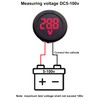 VOKTTA 3 x Digital Voltmeter DC 4-100 V, 2 Wires
