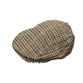 WALKER AND HAWKES - Children's Wool Colton Flat Cap - Beige - 52cm