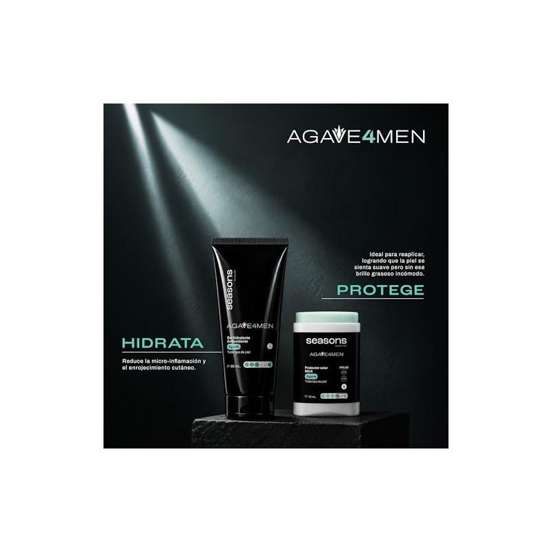 Seasons Kit Agave 4 Men - Rutina Facial Masculina Antiedad