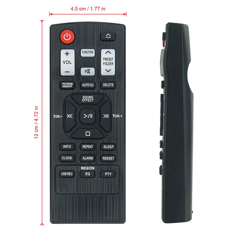 COV34618202 COV30748165 Replacement Remote Control fit for LG Mini Hi-Fi