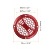 sourcing map 2 Pcs 2inch Red Speaker Grill Mesh Plastic