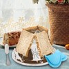 Camping Toaster 4-Slice with Oven Mitts & Butter Knife -
