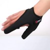 2Pcs Fishing Protective Gloves Finger Stall, Black Thumb + Index