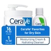 CeraVe Moisturizing Cream Combo Pack | Contains 16 Ounce with