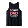 Donut Dad Definition Dessert Food Streusel Donut Day Tank Top