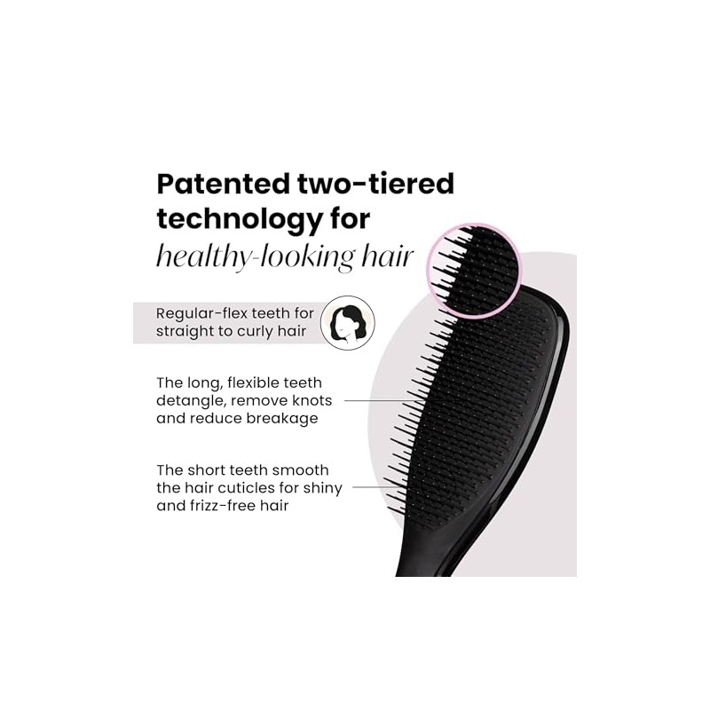 TANGLE TEEZER WET DETANGLING LIQUORICE BLACK