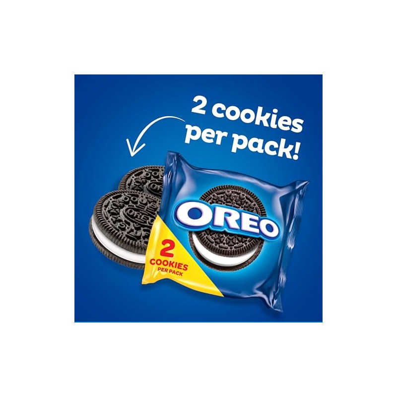 Oreo galletas de sándwich (2 unidades), paquetes de 0.78 onzas