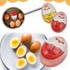 JINJUMEI Pack of 4 Egg Timers for Cooking (Soft/Medium/Hard) Colour-Changing
